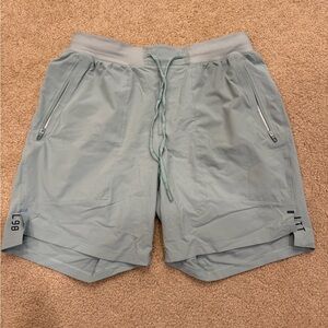 Lululemon Athletica Light Blue Men's Athletic Shorts